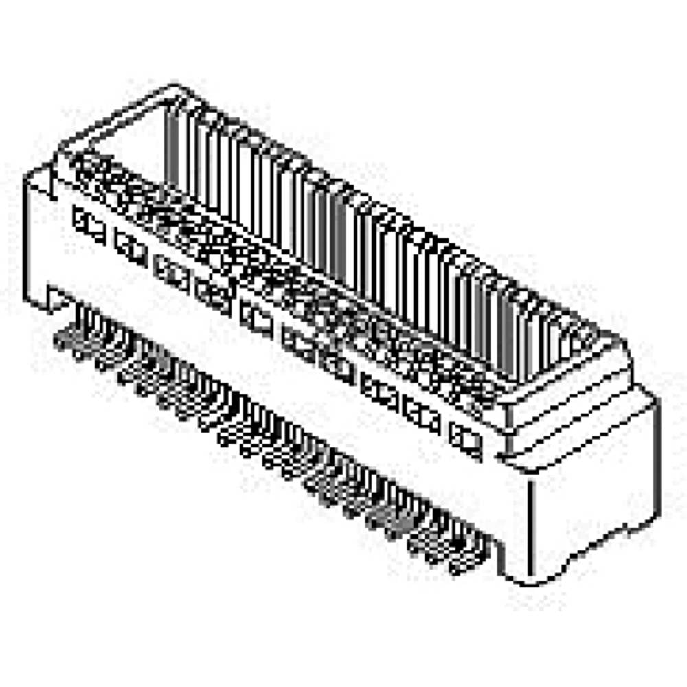 Molex 53916-0208 Mezzanineconnector Totaal aantal polen: 20 Rastermaat: 0.5 mm Inhoud: 1 stuk(s) Tape on Mini reel