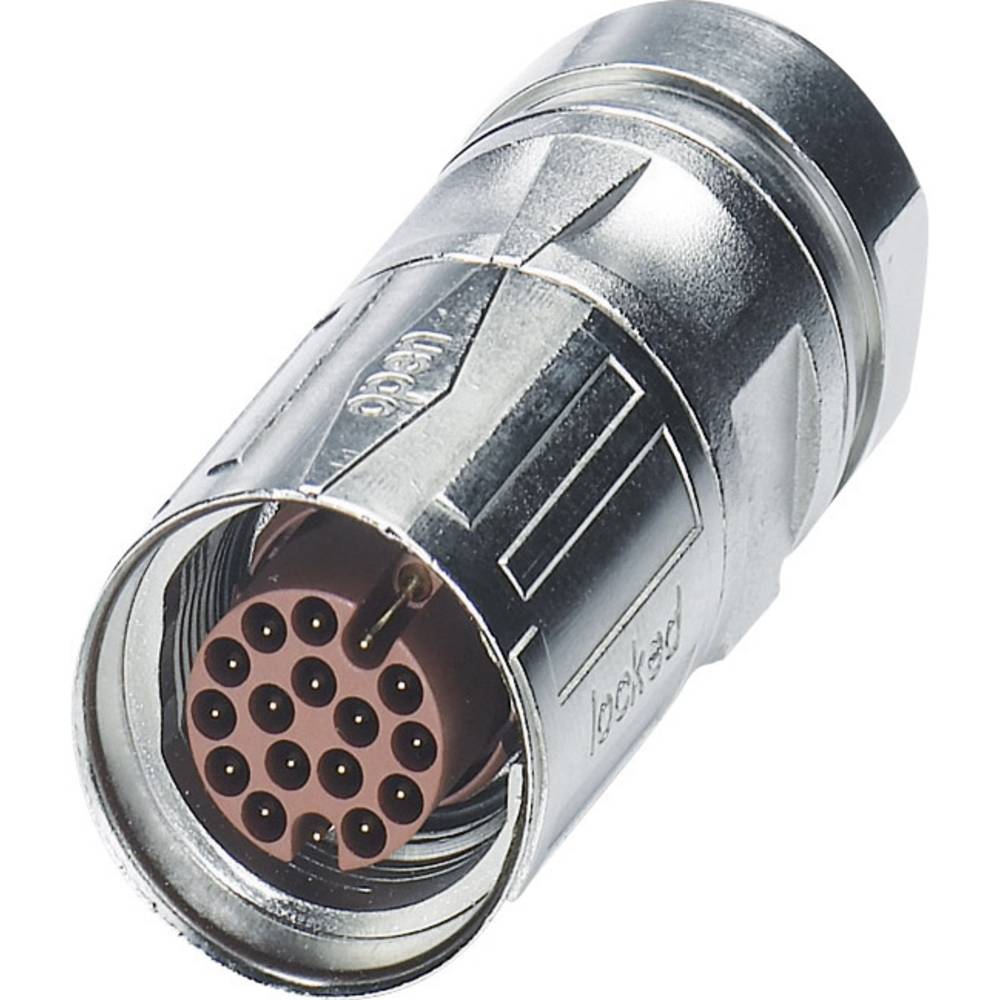 Phoenix Contact M17 kabelconnector 1619000 ST-08P1N8A8004S Zilver  Inhoud: 1 stuk(s)