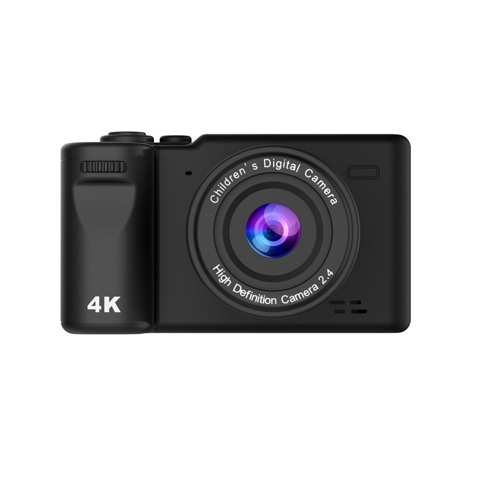 Factory Discount Outlet 1080p digitale camera's, 40MP voor- en achtercamera 8x digitale zoom, kindercamera cadeau, video's opnemen fotografie studentencamera met beugel One Size zwart