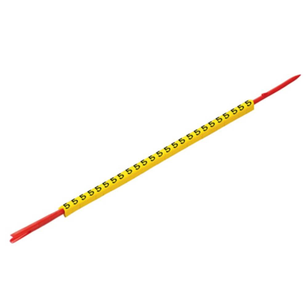 Weidmüller CLI R 02-3 GE/SW . Markeerring Opdruk . Buitendiameter 1.3 tot 3 mm 0560001749