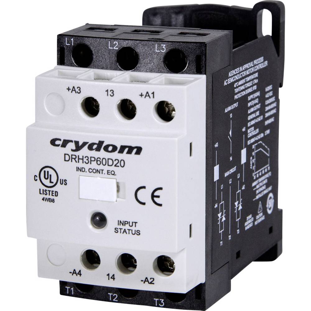 Crydom DRH3P60D20 Halfgeleiderbescherming Schakelend bij overbelasting 20 A 1 stuk(s)
