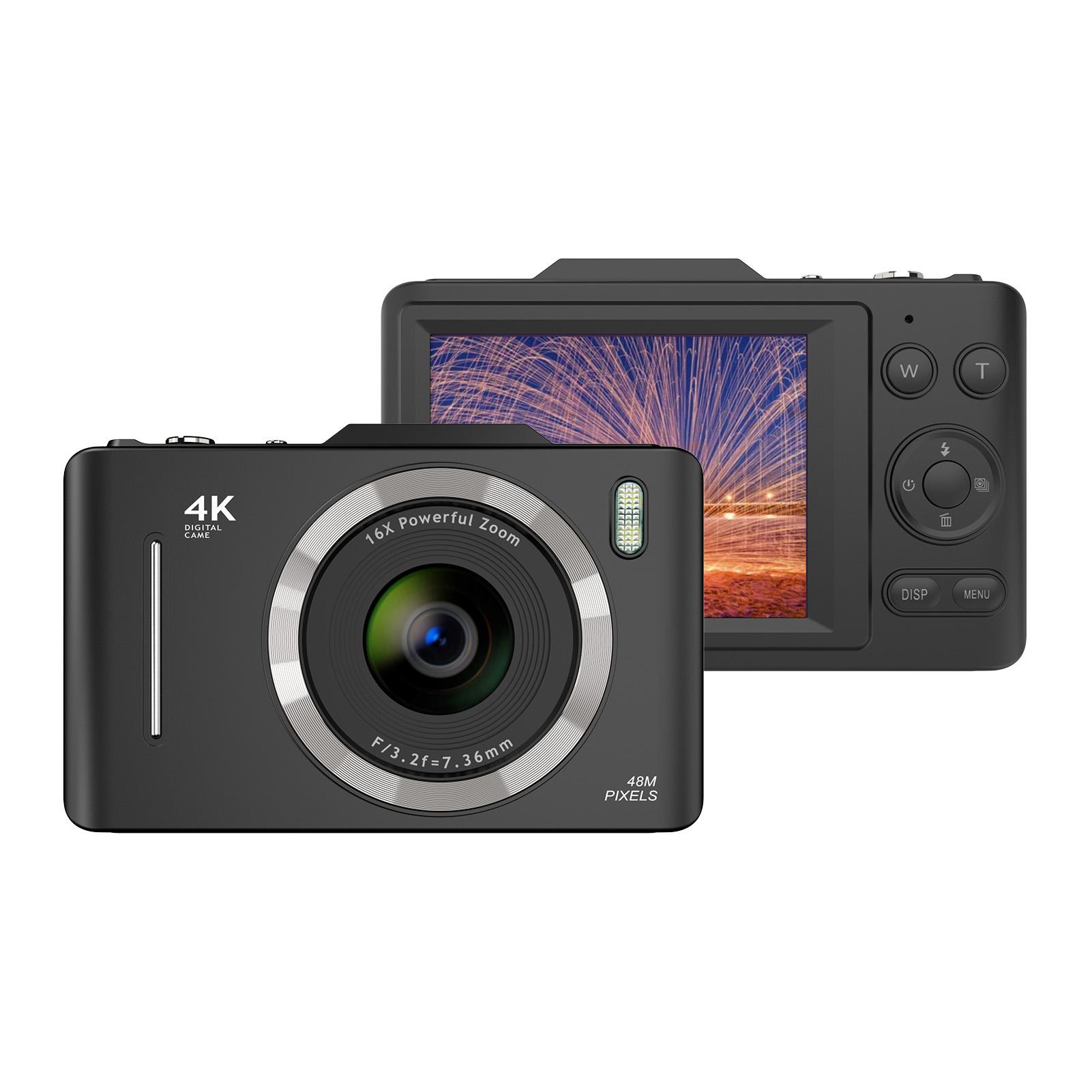 Honor Electronics 4K Digitale Camera Draagbare Digitale Videocamera 48MP 2.8 Inch IPS Scherm Anti-shake 16X Zoom