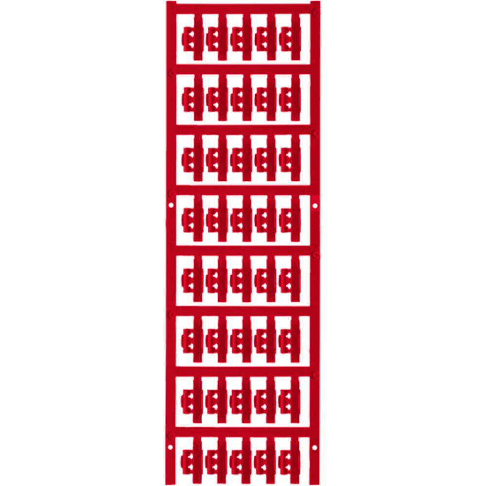 Weidmüller 1813200000 SFC 0/21 NEUTRAL RT Kabelmarkeringdrager Montagemethode: Vastklemmen Markeringsvlak: 4.10 x 21 mm Rood Aantal markeringen: 200 200 stuk(s)