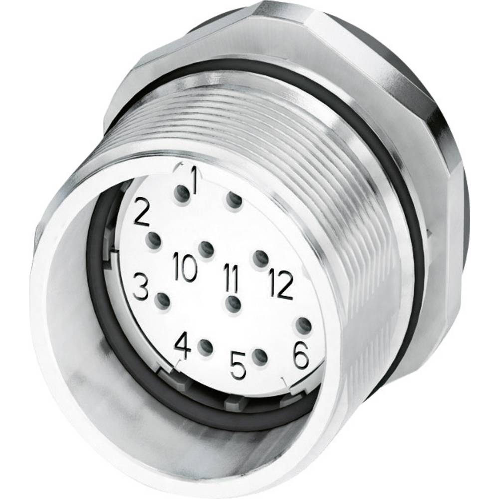 Phoenix Contact M23 Apparaatconnector 1619855 CA-17S1N8A6Y00 Zilver  Inhoud: 1 stuk(s)