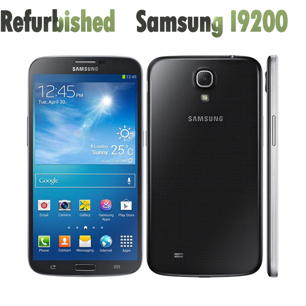 Samsung 95% new Refurbished  Original  Galaxy Mega 6.3 I9200 4G 8MP 1.5GB RAM 8GB ROM  Mobile Phone simple set zwart
