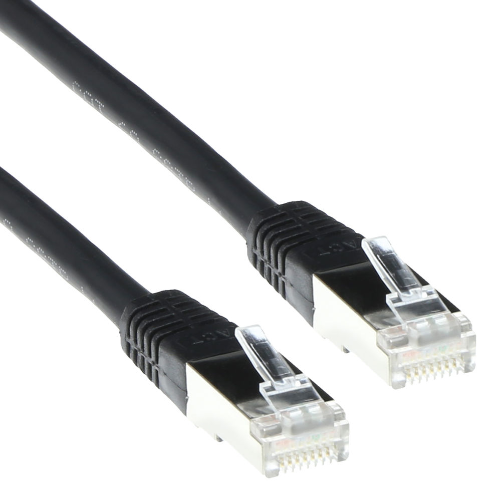 ACT IB7915 F/UTP CAT5E Patchkabel Zwart - 15 meter