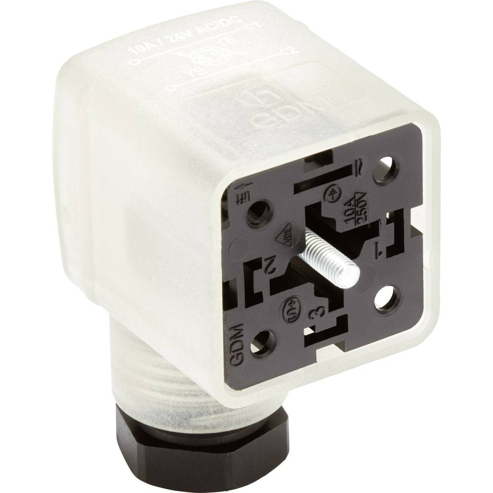 Lumberg Automation GDM21F6-D24-10D 934888011 Klepstekker Transparant Inhoud: 1 stuk(s)