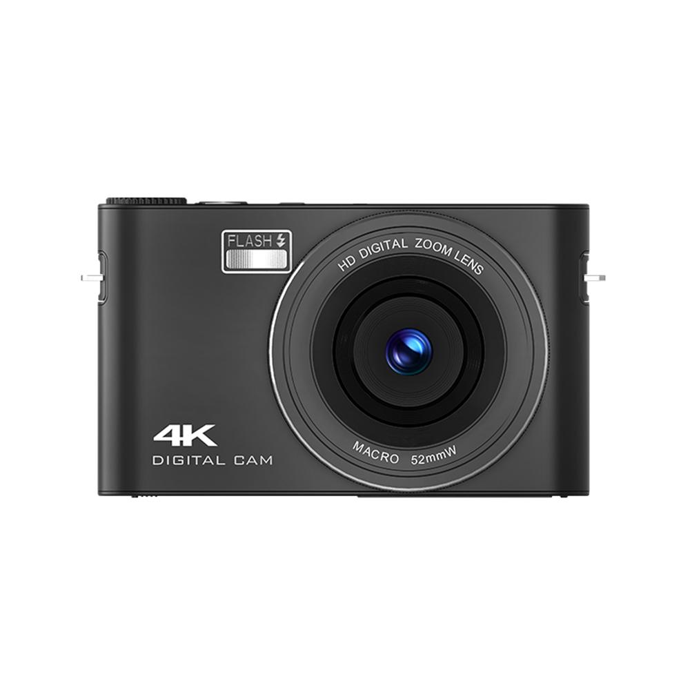 Honor Electronics 4K Digitale Camera Digitale Videocamera 64MP 3 Inch IPS Touch Panel Autofocus 18X Digitale Zoom zwart