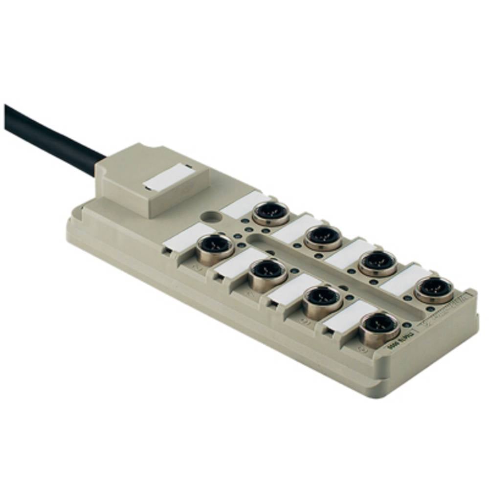 Weidmüller SAI-8-F 4P IDC PUR 10M 1766710000 Passieve sensor/actorbox M12-verdeler met metalen schroefdraad 1 stuk(s)