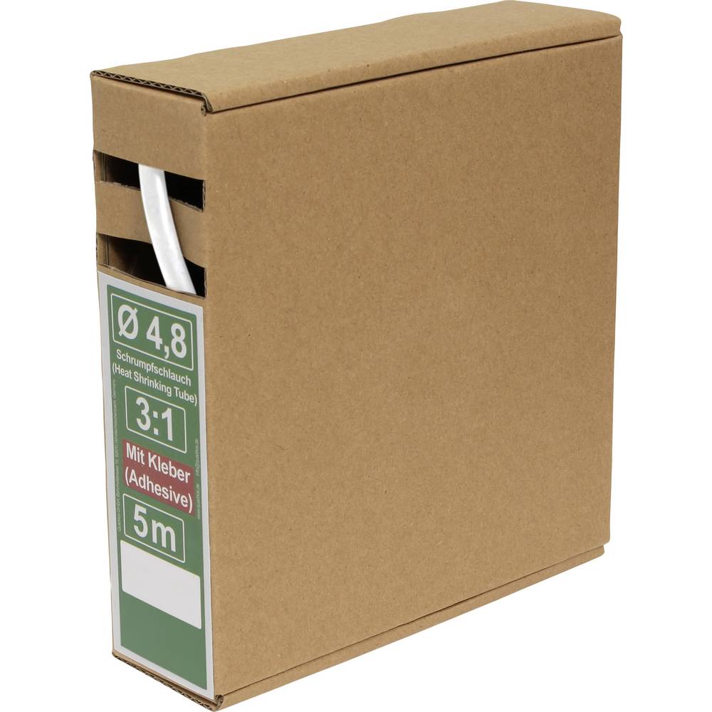 Quadrios 25CA487 Krimpkous met lijm Wit Krimpverhouding:3:1 5 m