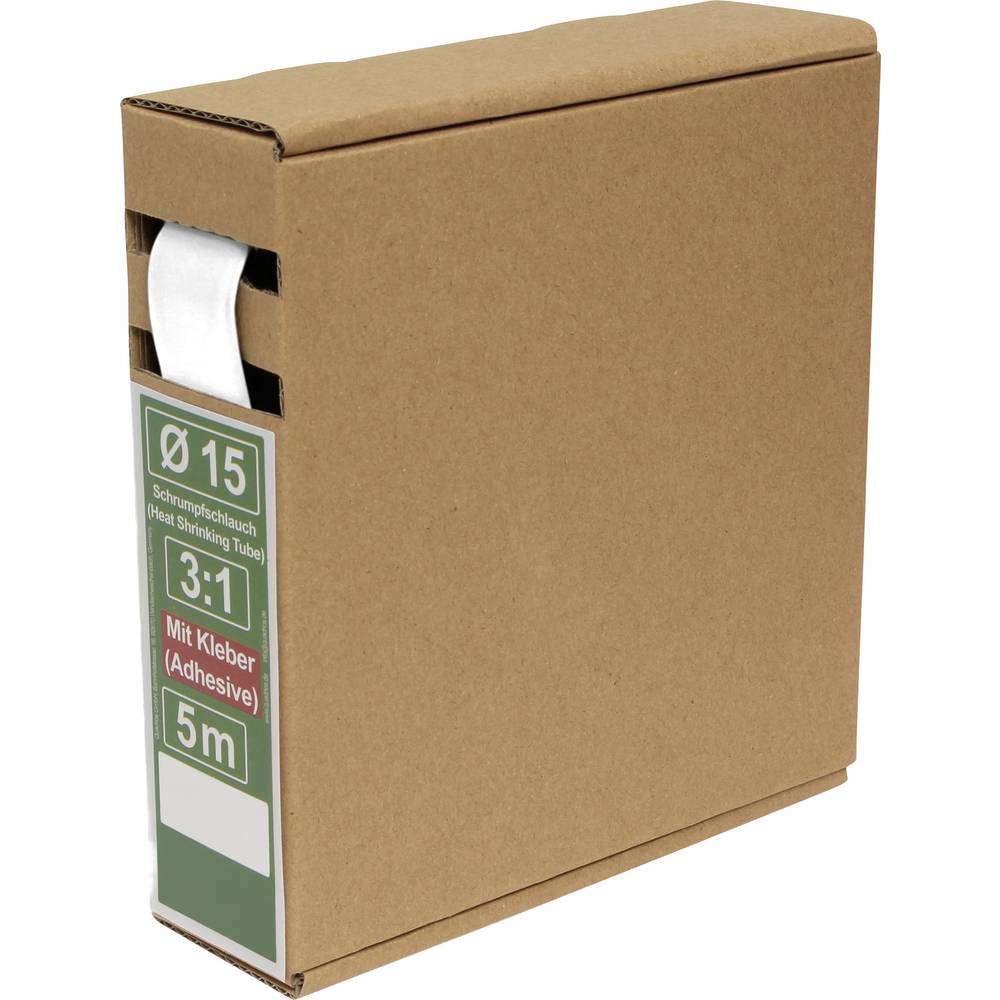 Quadrios 25CA492 Krimpkous met lijm Wit Krimpverhouding:3:1 5 m