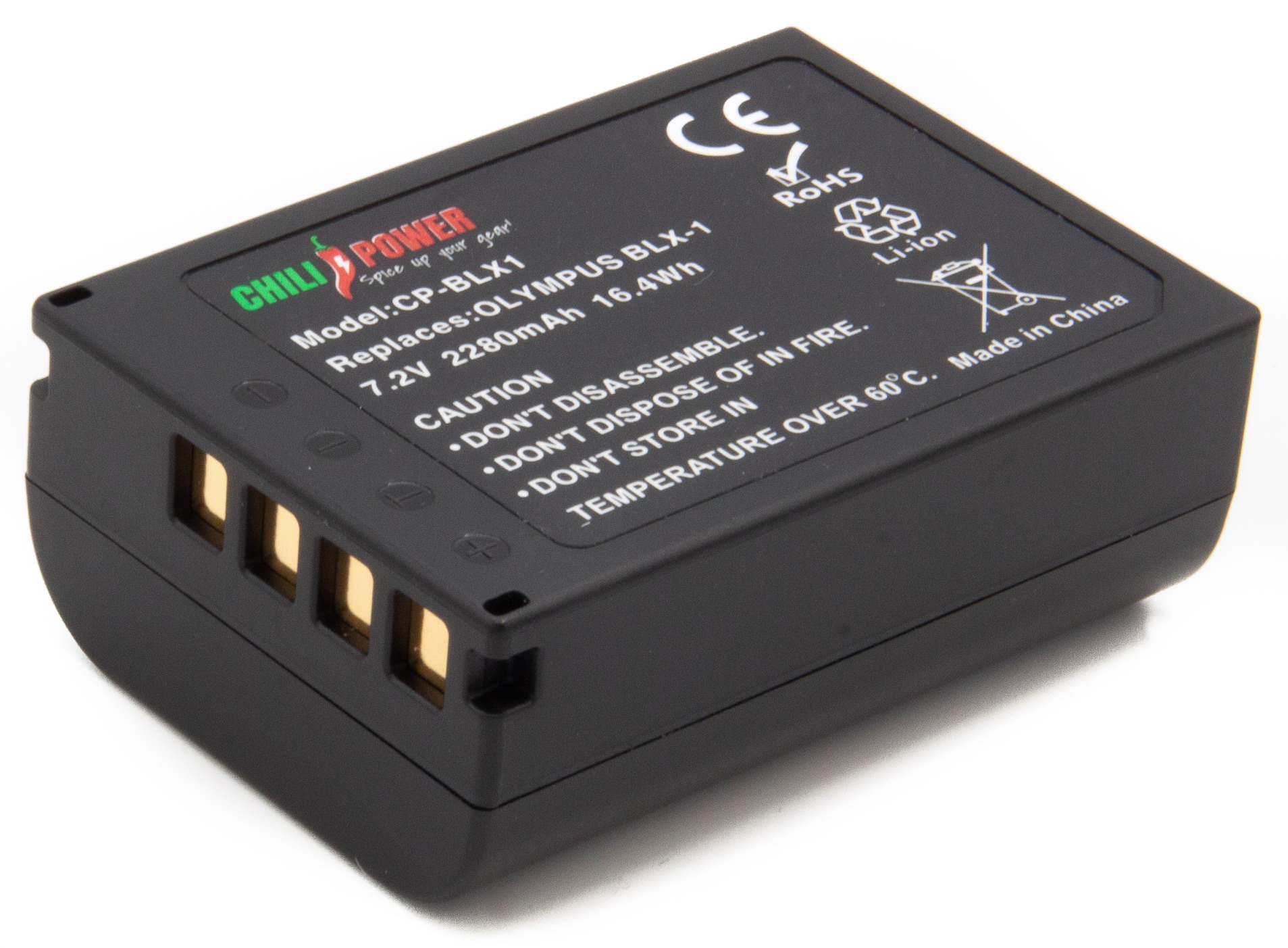 ChiliPower Olympus BLX-1 accu - 2280mAh