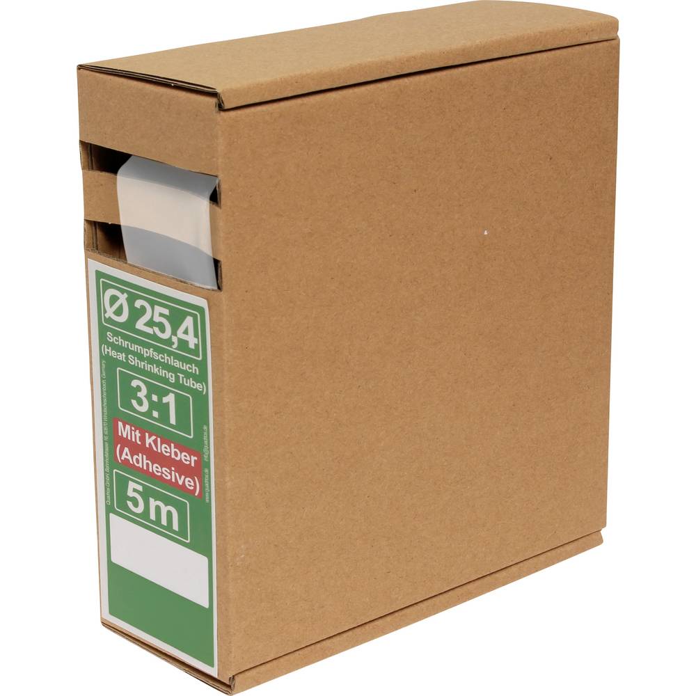 Quadrios 25CA506 Krimpkous met lijm Transparant Krimpverhouding:3:1 5 m