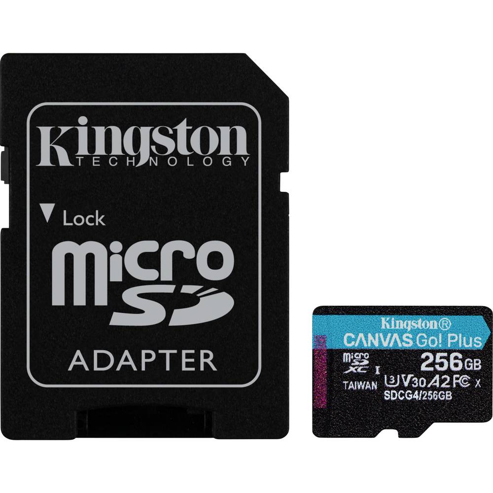 Kingston Canvas Go! Plus microSDXC-kaart 256 GB Class 10 UHS-I