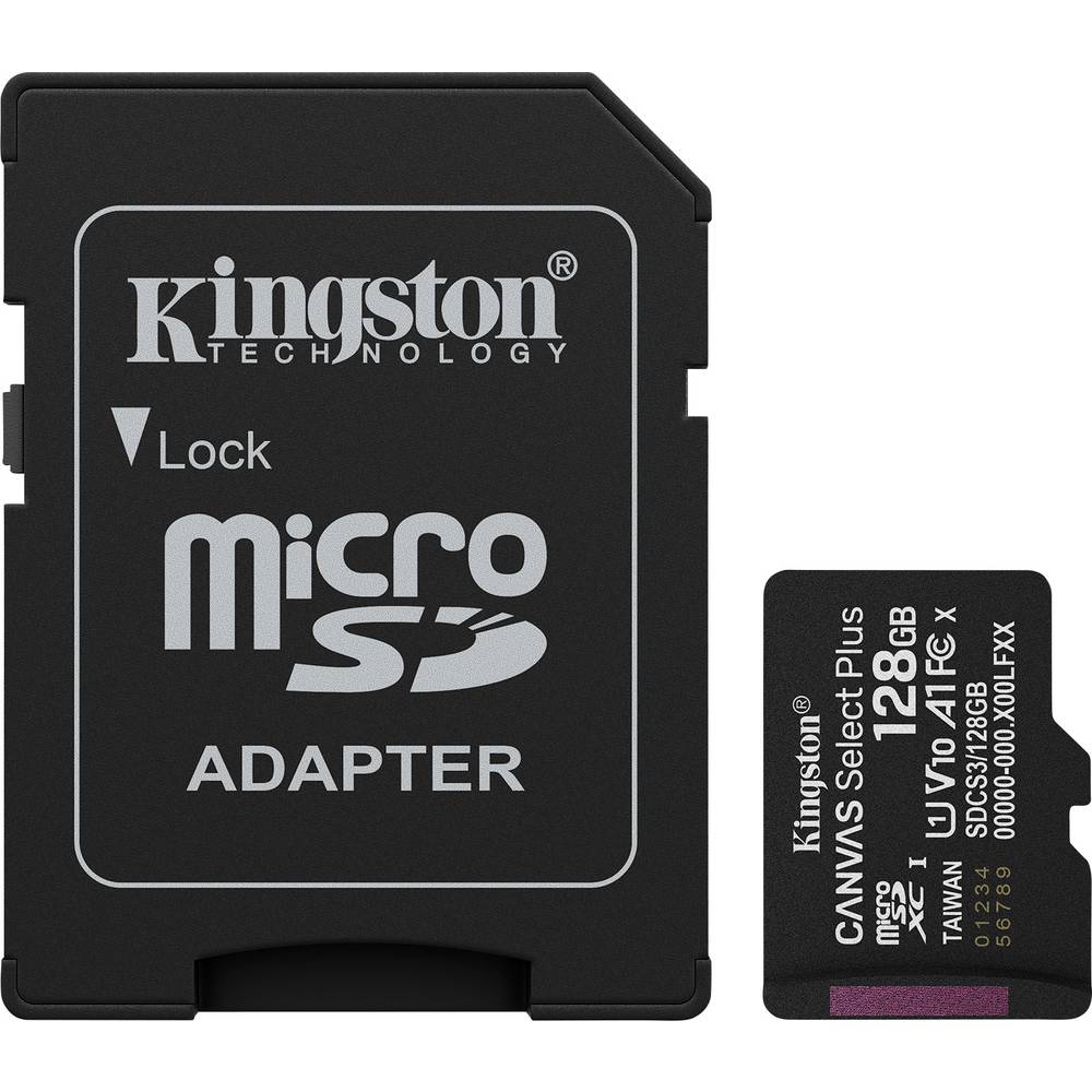 Kingston Canvas Select Plus microSDXC-kaart 128 GB Class 10 UHS-I
