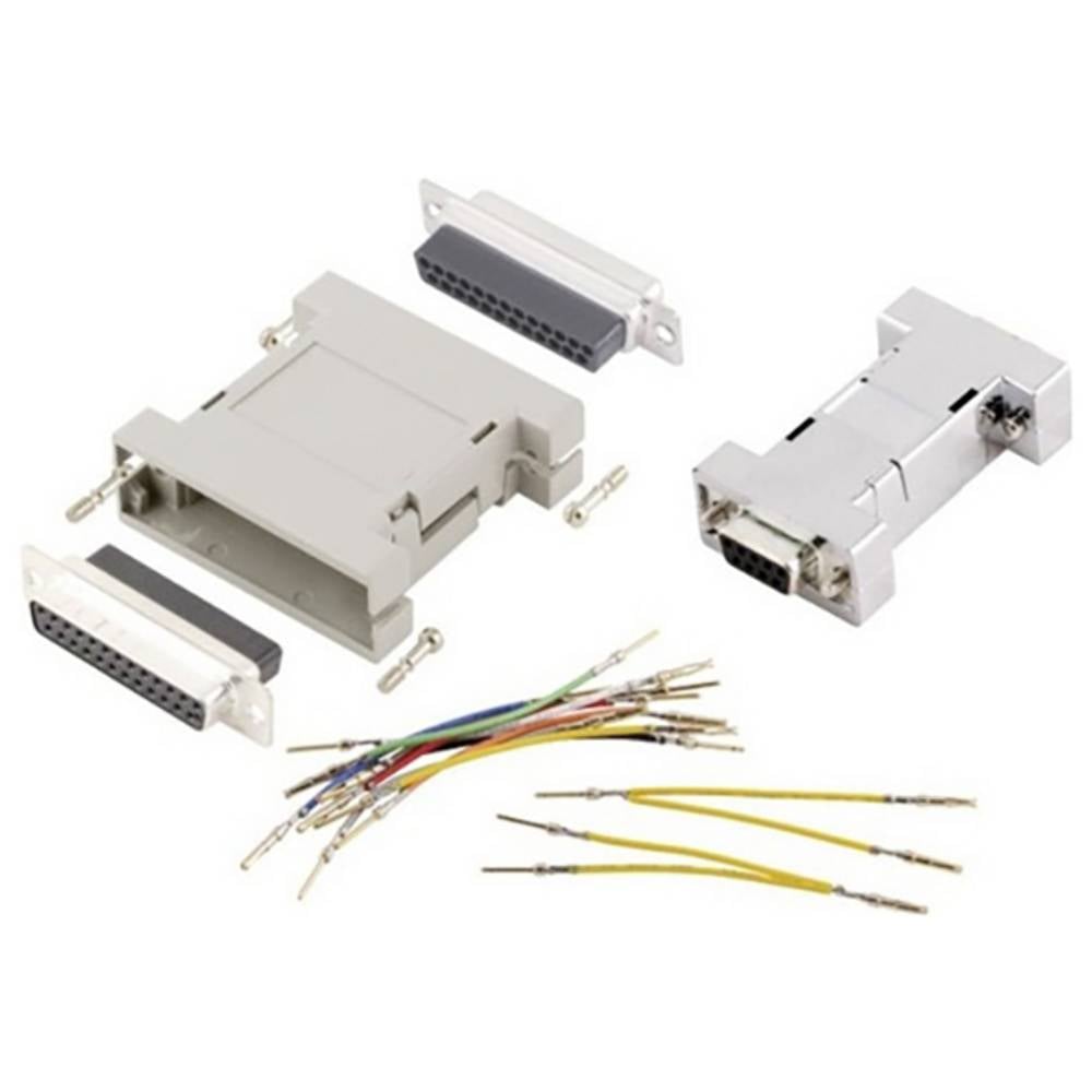 MH Connectors D-sub adapter D-sub stekker 9-polig - D-sub bus 9-polig 1 stuk(s)