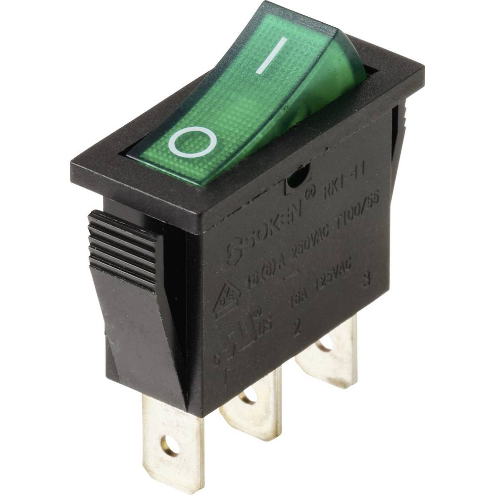 TRU COMPONENTS TC-13599536 Wipschakelaar 250 V/AC 16 A 1x uit/aan Continu 1 stuk(s)