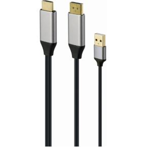 Gembird Actieve 4K HDMI naar DisplayPort-adapter, zwart