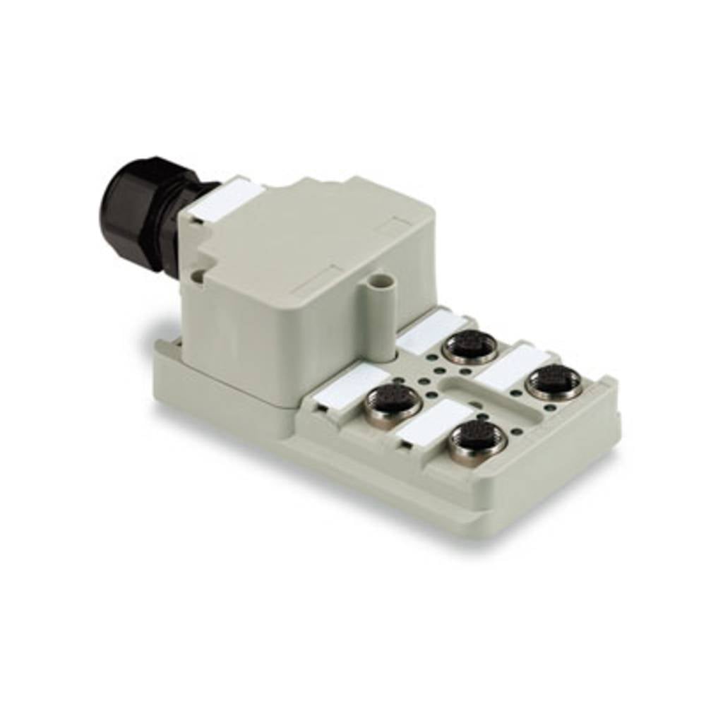 Weidmüller SAI-4-M 8P M12 1807640000 Passieve sensor/actorbox M12-verdeler met metalen schroefdraad 1 stuk(s)