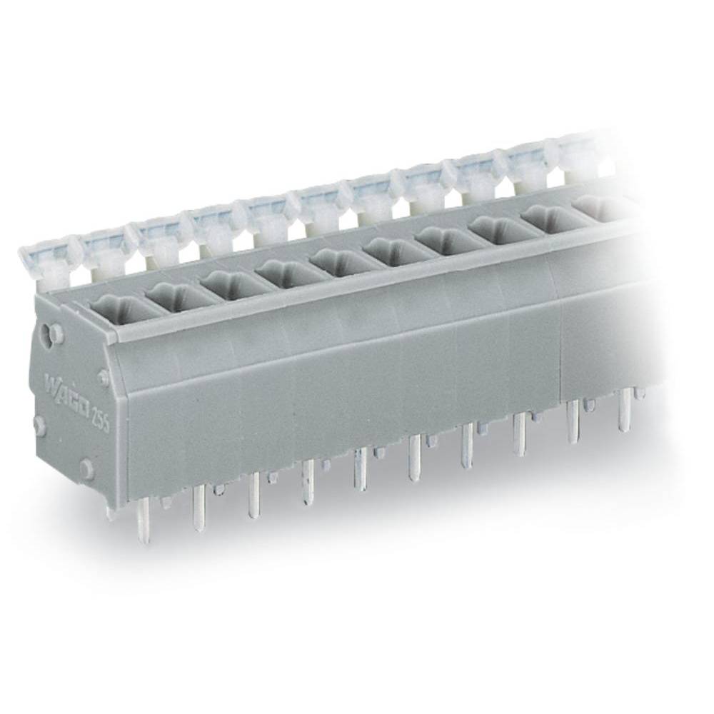 WAGO 255-416/000-009/999-950 Veerkrachtklemblok 2.50 mm² Aantal polen 16 Lichtgrijs 60 stuk(s)