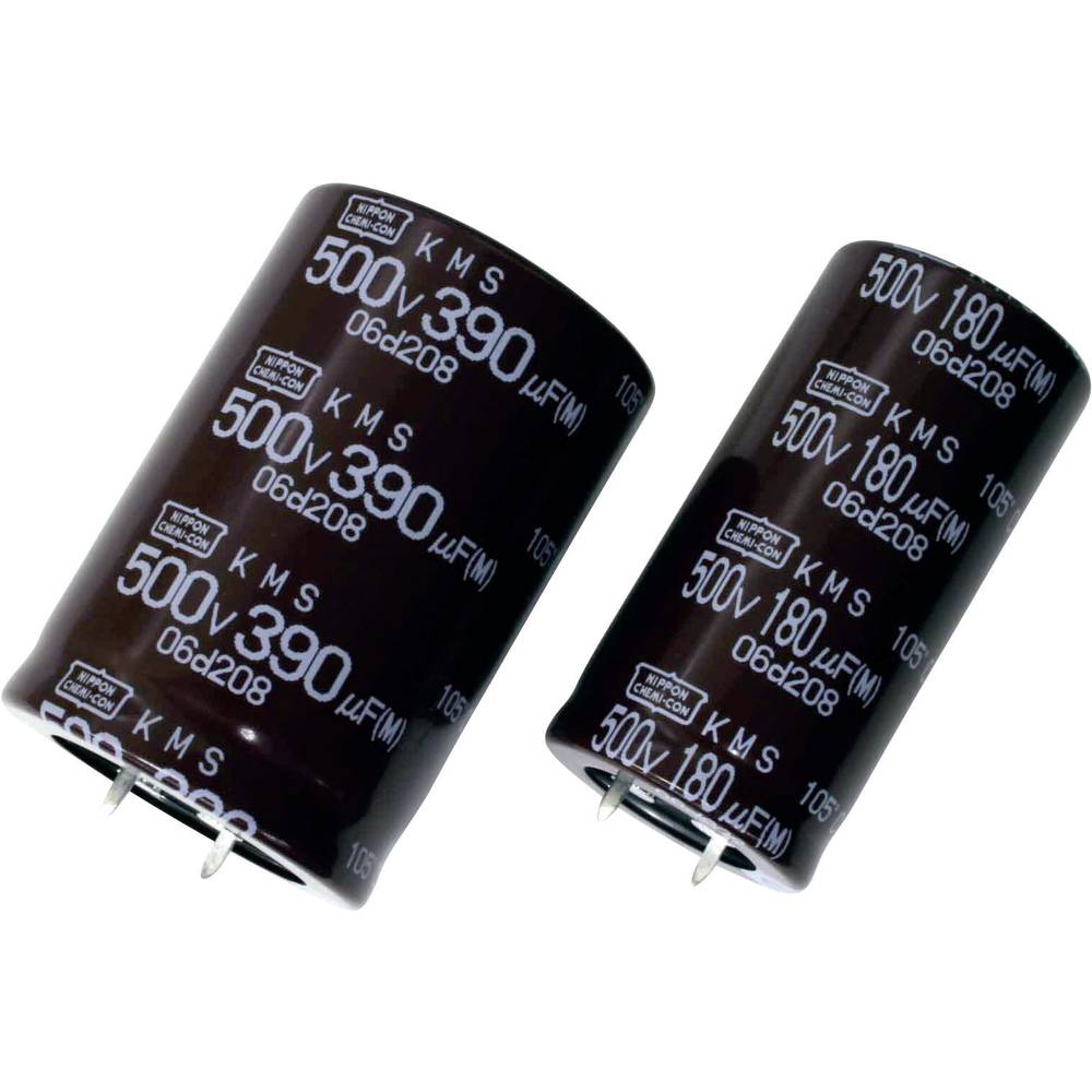 Europe ChemiCon EKMR401VSN471MQ50S Elektrolytische condensator Snap-in 10 mm 470 µF 400 V 20 % (Ø x l) 25.4 mm x 50 mm 200 stuk(s)