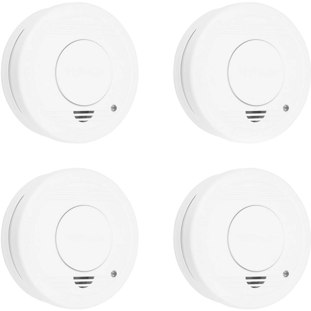 Smartwares Rookmelder werkt op batterijen (Ø x h) 100 mm x 35 mm