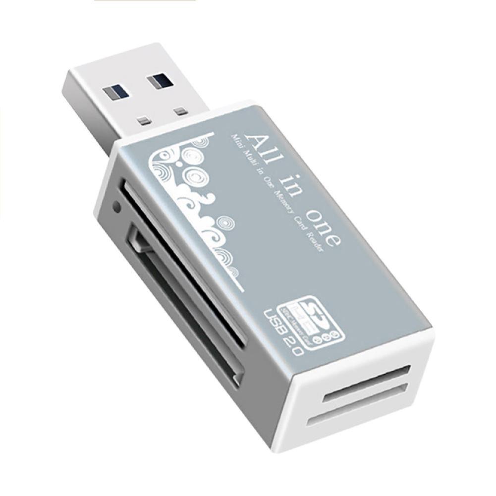 Electronic Tools SM-PE Memory 2 Micro-SD/TF/CT/MS/SDHC/MMC USB Multifunctionele Reader Kaartadapter