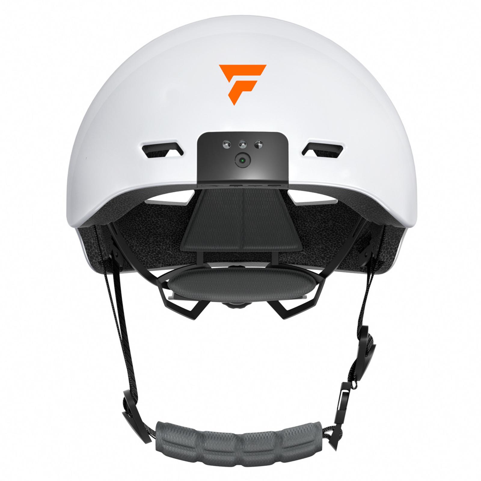 Honor Electronics WiFi Camera Helm Waterdichte Motorfiets Smart Helm met Camera Voor Achter LED Licht wit