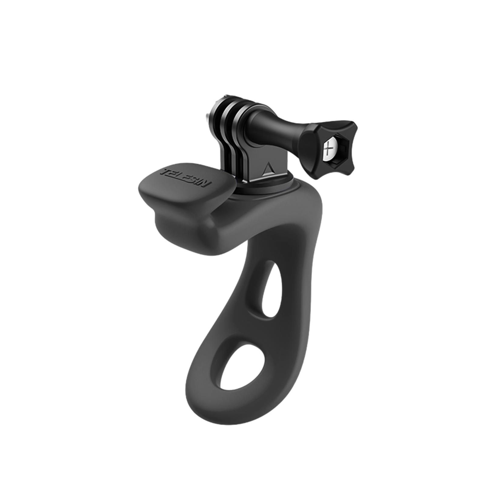 Andoer TELESIN TLQ-001 Verstelbare polsbandhouder Flexibele polsband voor actiecamera Siliconenmateriaal zwart