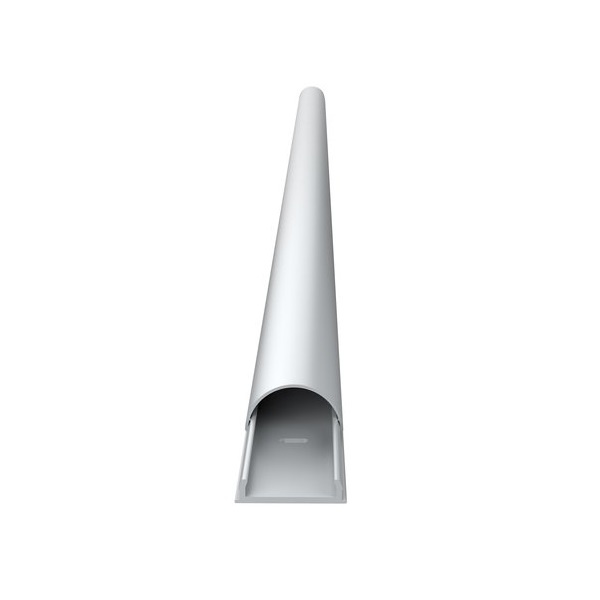 Multibrackets Premium aluminium kabelgoot - 160 x 3,3 cm / zilver