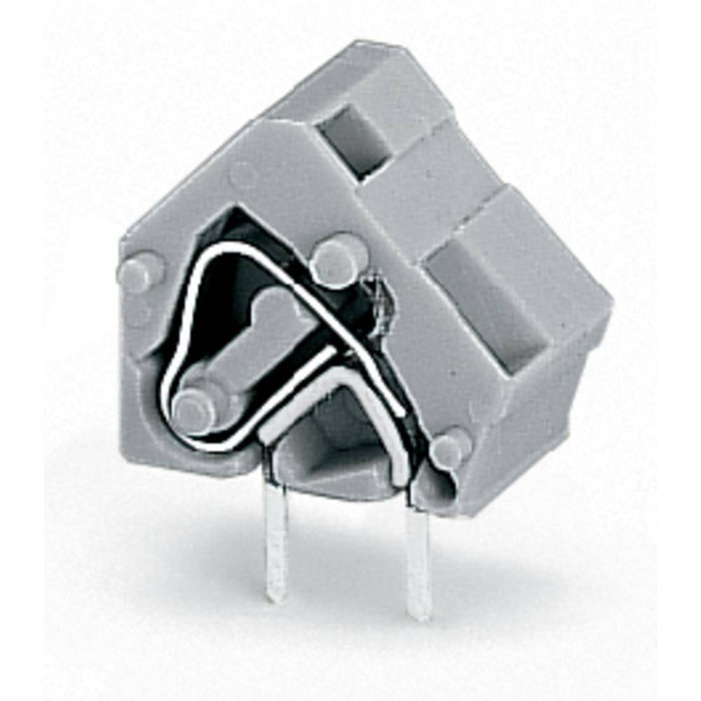 WAGO 236-762 Veerkrachtklemblok 2.50 mm² Aantal polen 1 Donkergrijs 300 stuk(s)
