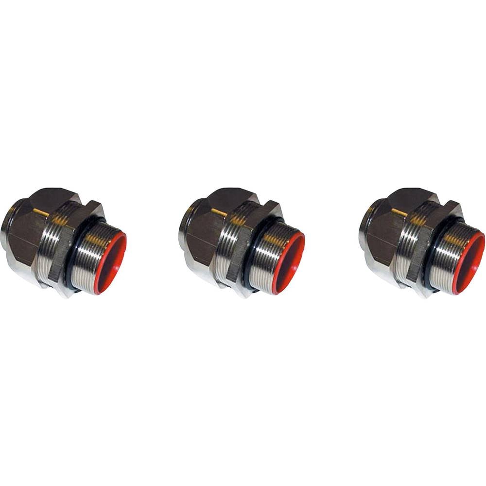 Helukabel 920522 Slangbevestiging Zilver M63 Recht 2 stuk(s)