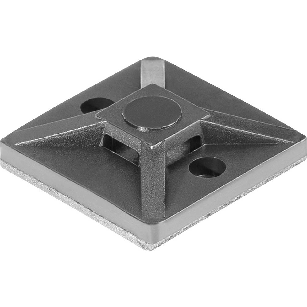 HellermannTyton MAGMB3-PA66/NDFEBR5-BK (25) Bevestigingssokkel 151-04462 Zwart 1 stuk(s)