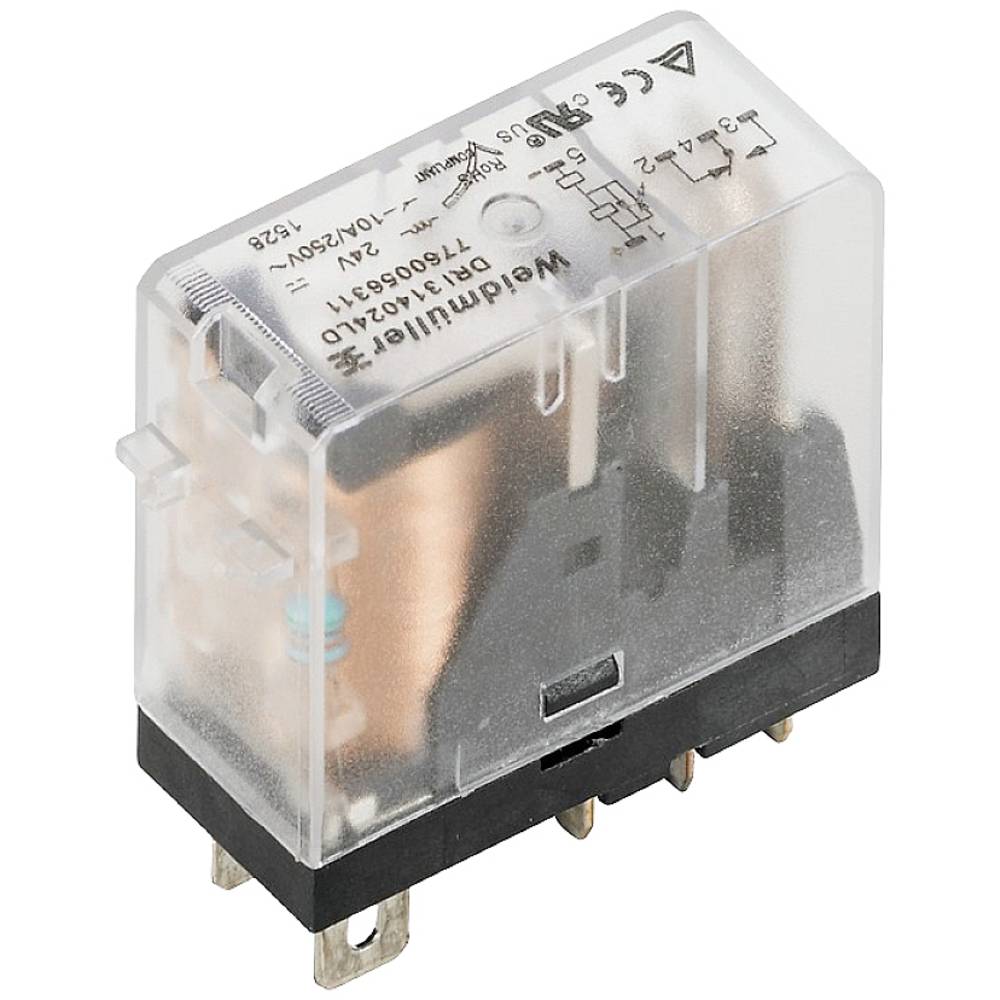 Weidmüller DRI314615L Steekrelais 115 V/AC 10 A 1x wisselcontact 20 stuk(s)