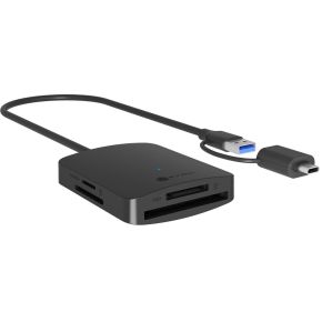 ICY BOX IB-CR302-CU3 geheugenkaartlezer USB 3.2 Gen 1 (3.1 Gen 1) Type-A Zwart