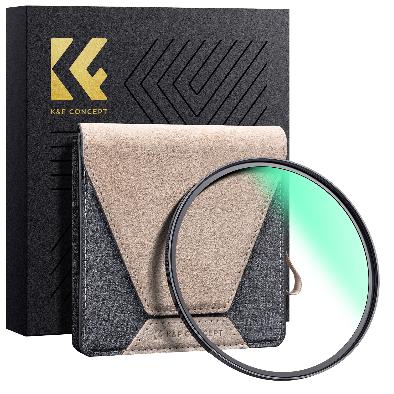 K&F Concept UV Filter - Nano X PRO met Copper Frame - 77mm