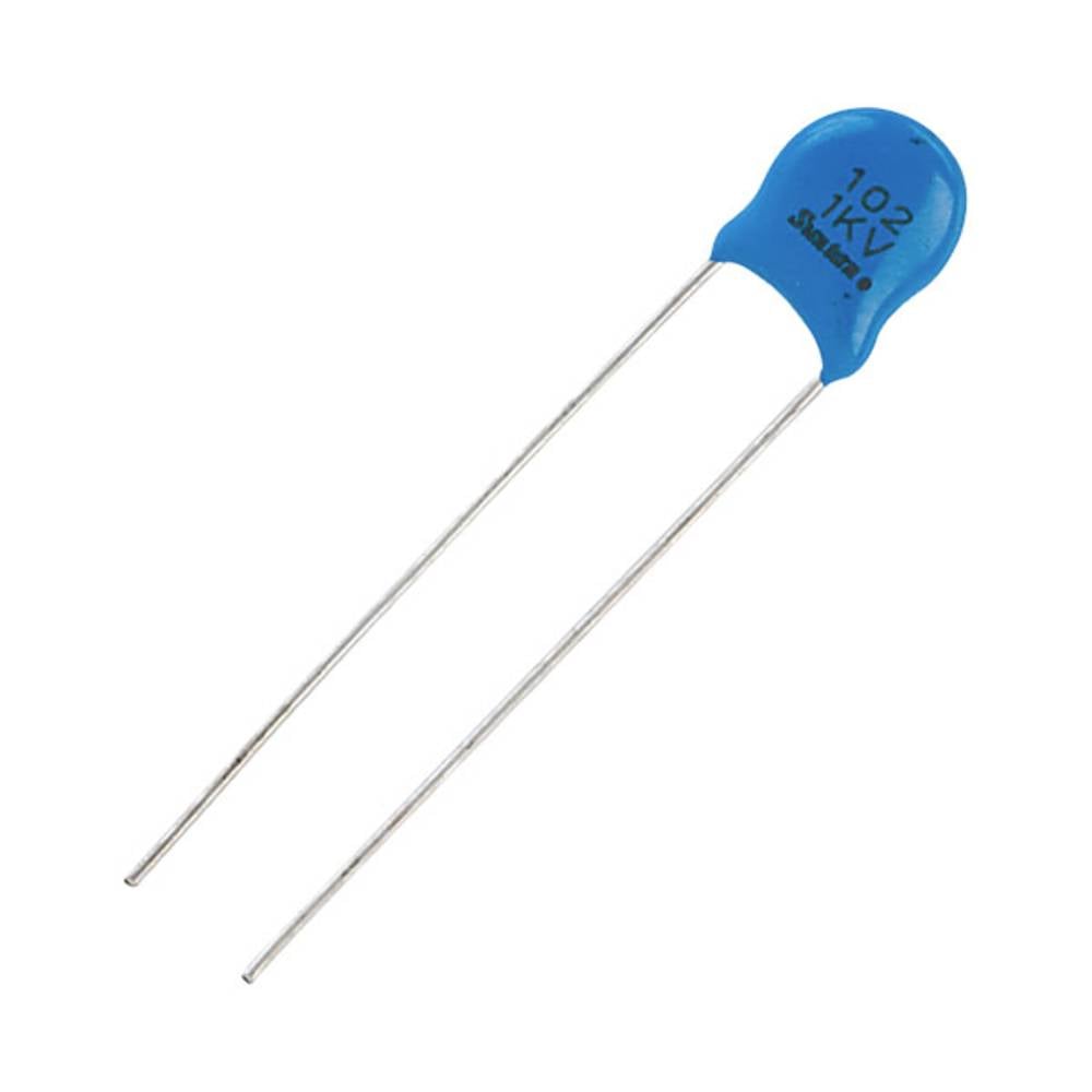 Suntan TS16003A102MSBP50R Keramische condensator 1 nF 1000 V 20 % (l x b) 4 mm x 7 mm 1 stuk(s)