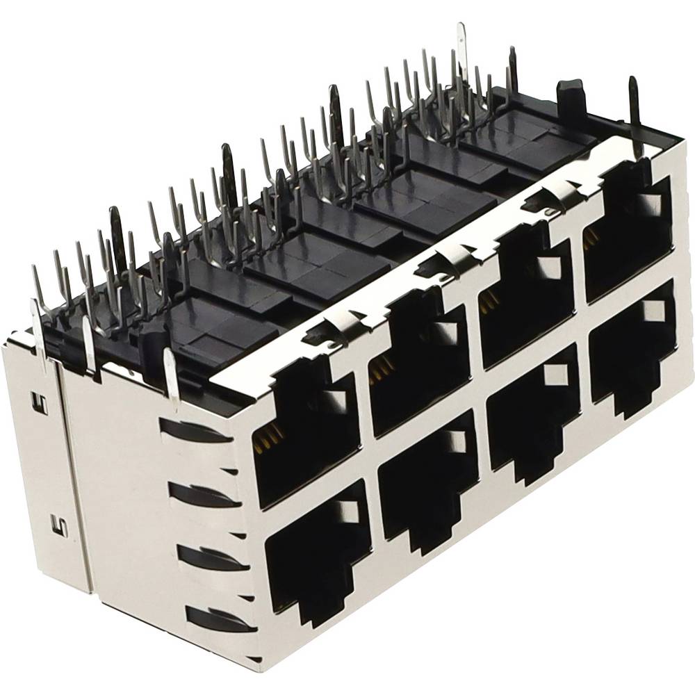 Molex 445200004 CAT5 STCKD MULTIPORT 445200004 Bus Aantal polen (sensoren) 8P8C 1 stuk(s)