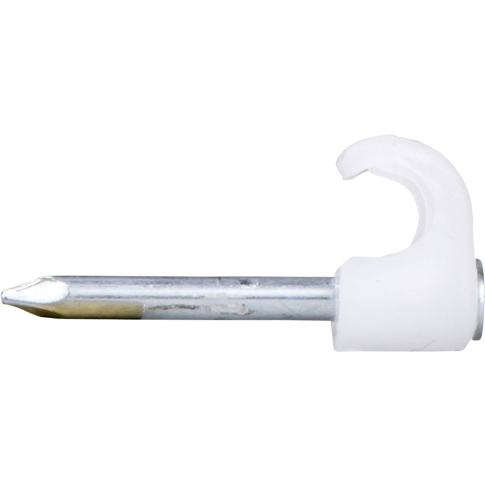 Schneider Electric 2043032 Spijkerclip 2043032 Bundel-Ø (bereik) 10 tot 14 mm UV-stabiel, Halogeenvrij Lichtgrijs 100 stuk(s)