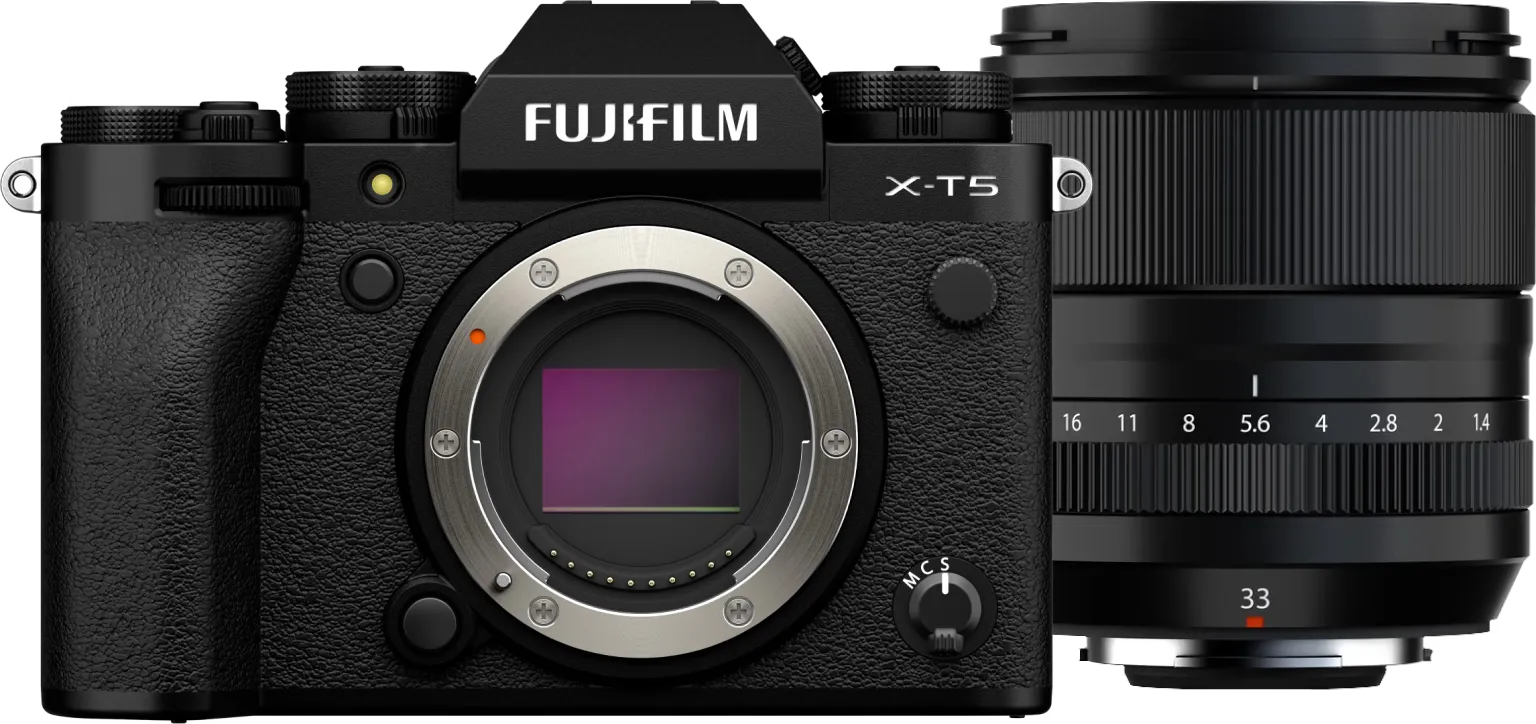 Fujifilm X-T5 Zwart + XF 33mm f/1.4 R LM WR