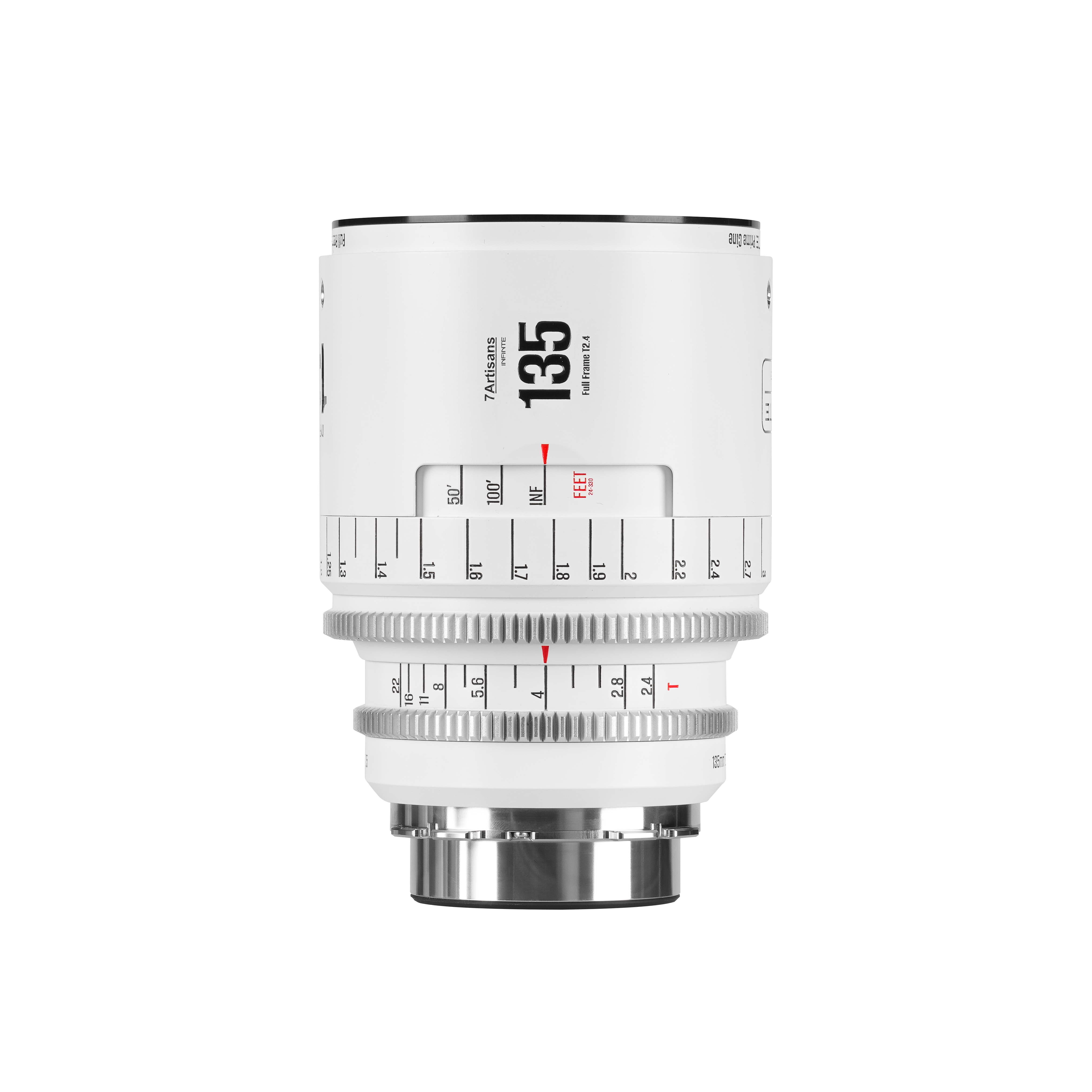 7Artisans INFINTE 135mm T2.1 Full-Frame Wit - PL-mount