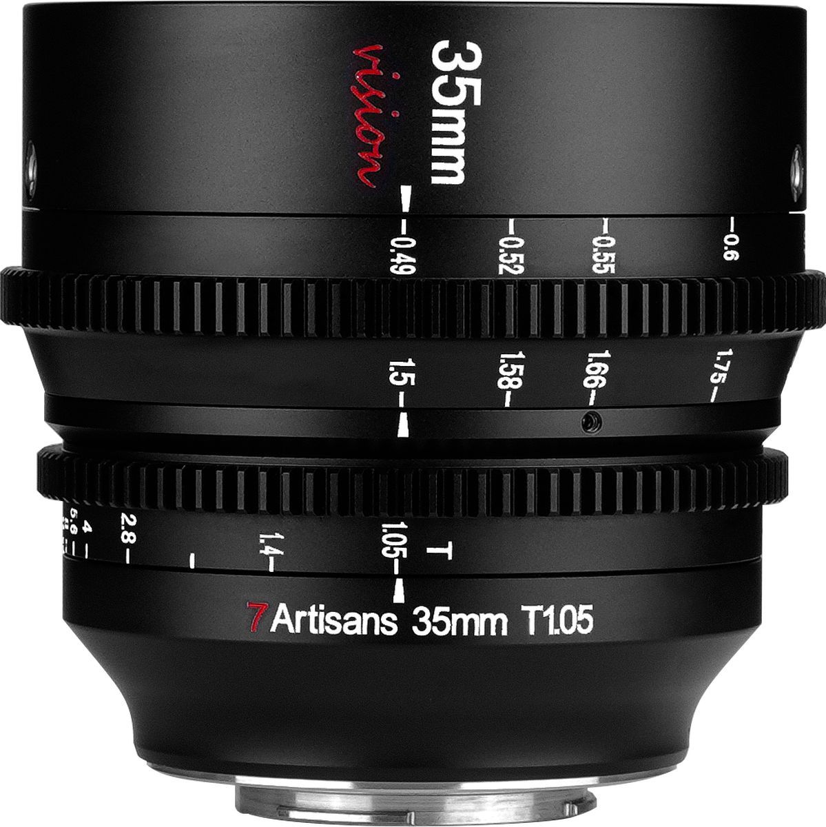 7Artisans 35mm T1.05 Canon EOS-R-Mount Cine APS-C Black
