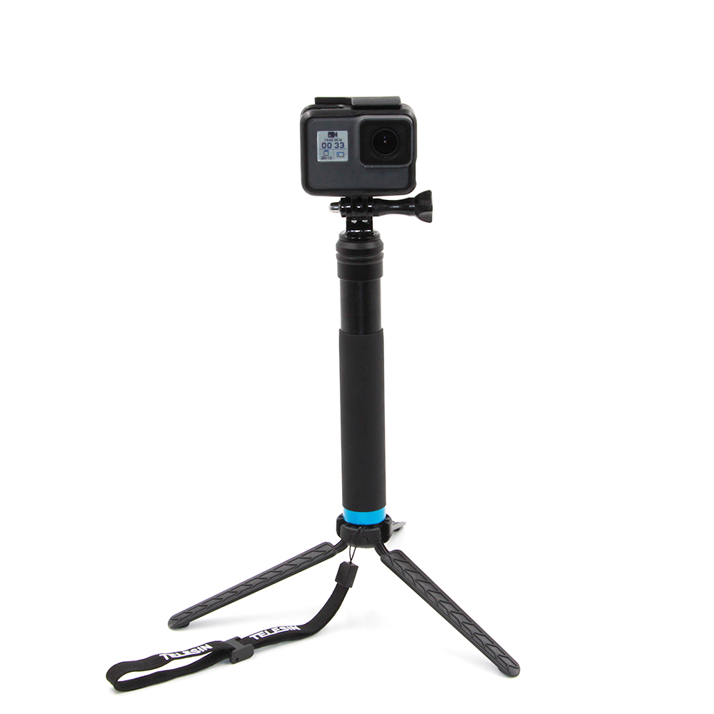 Telesin Selfie Stick 90cm met statiefje - GoPro & Smartphone
