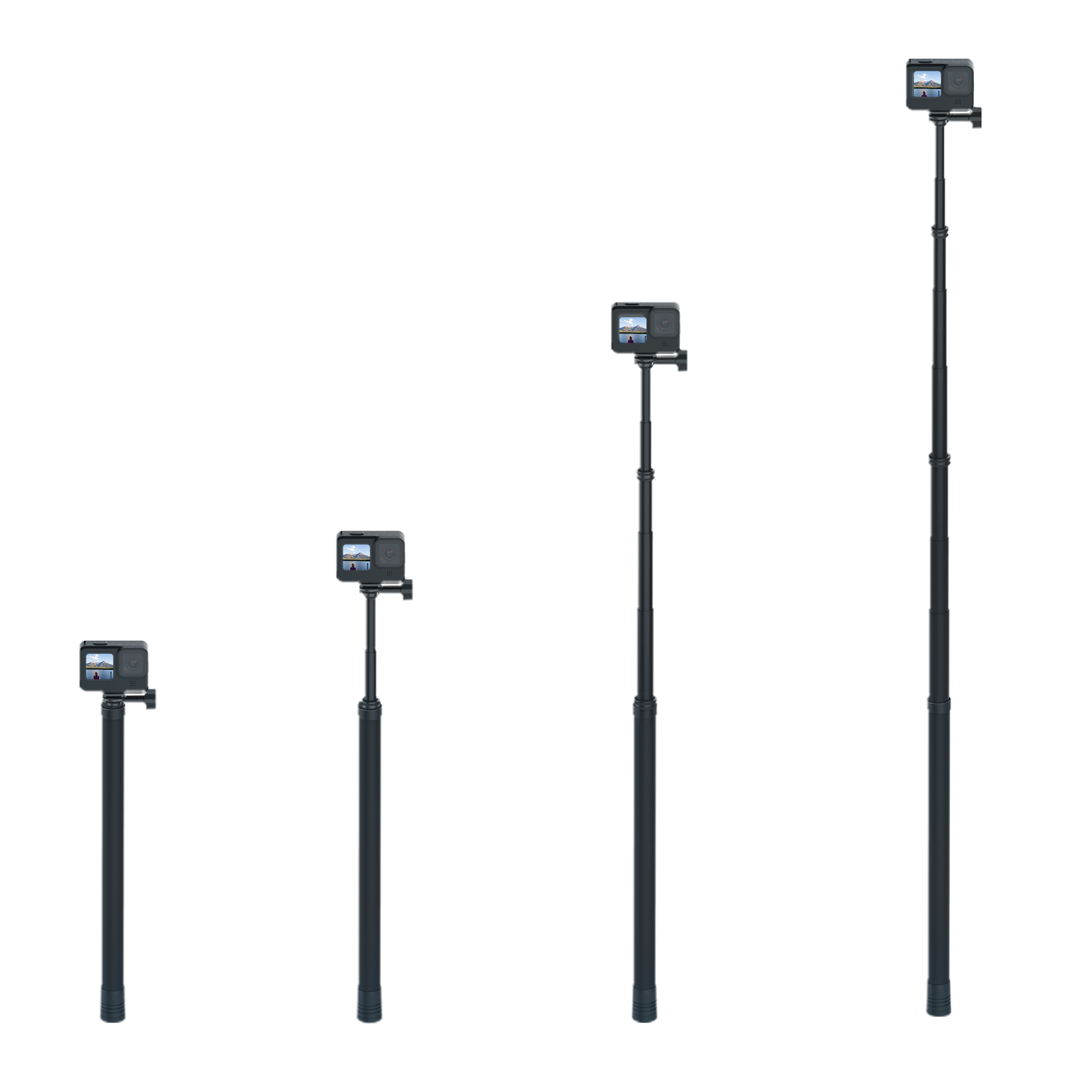 Telesin Selfie Stick carbon 2,7 meter - extra compact
