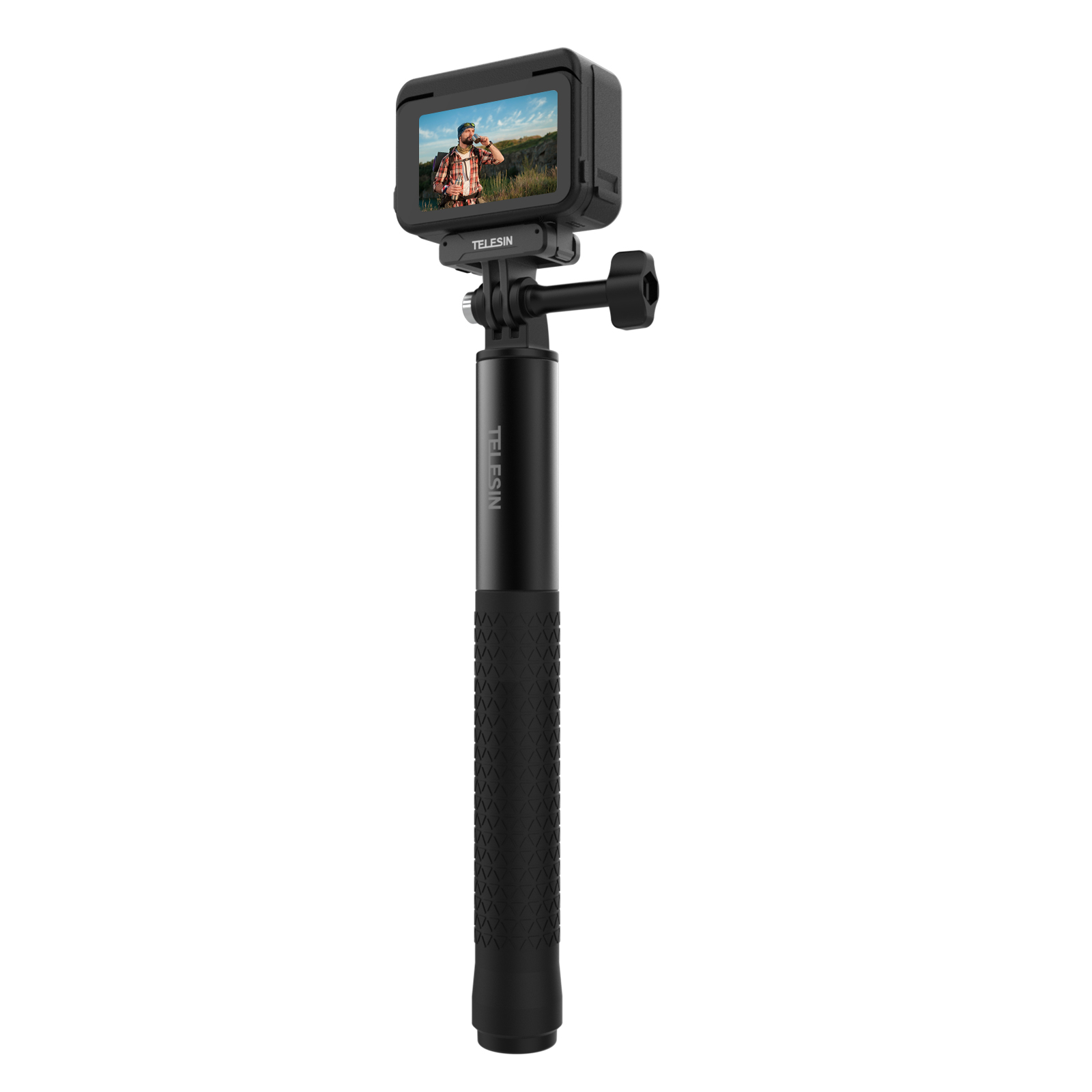 Telesin Aluminium Selfiestick voor actioncam - 150 cm