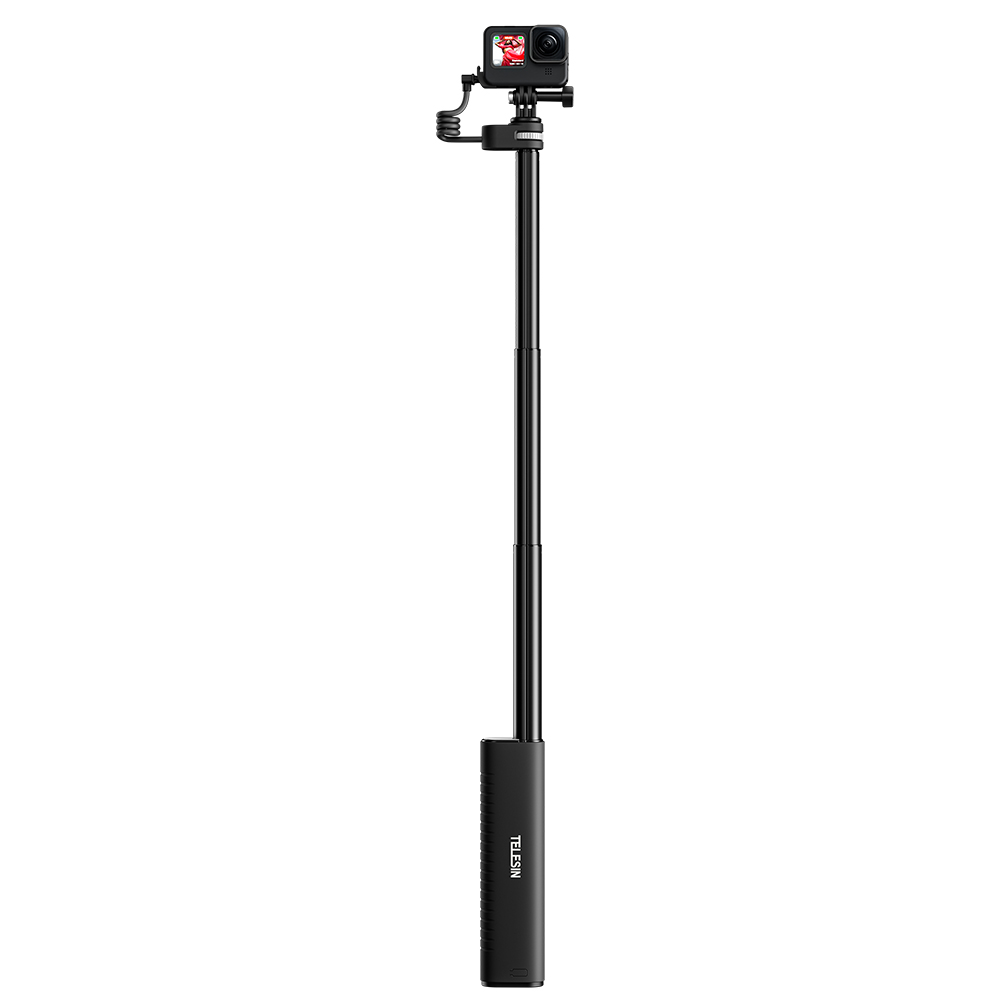 Telesin selfiestick 90cm met 10000mAh powerbank