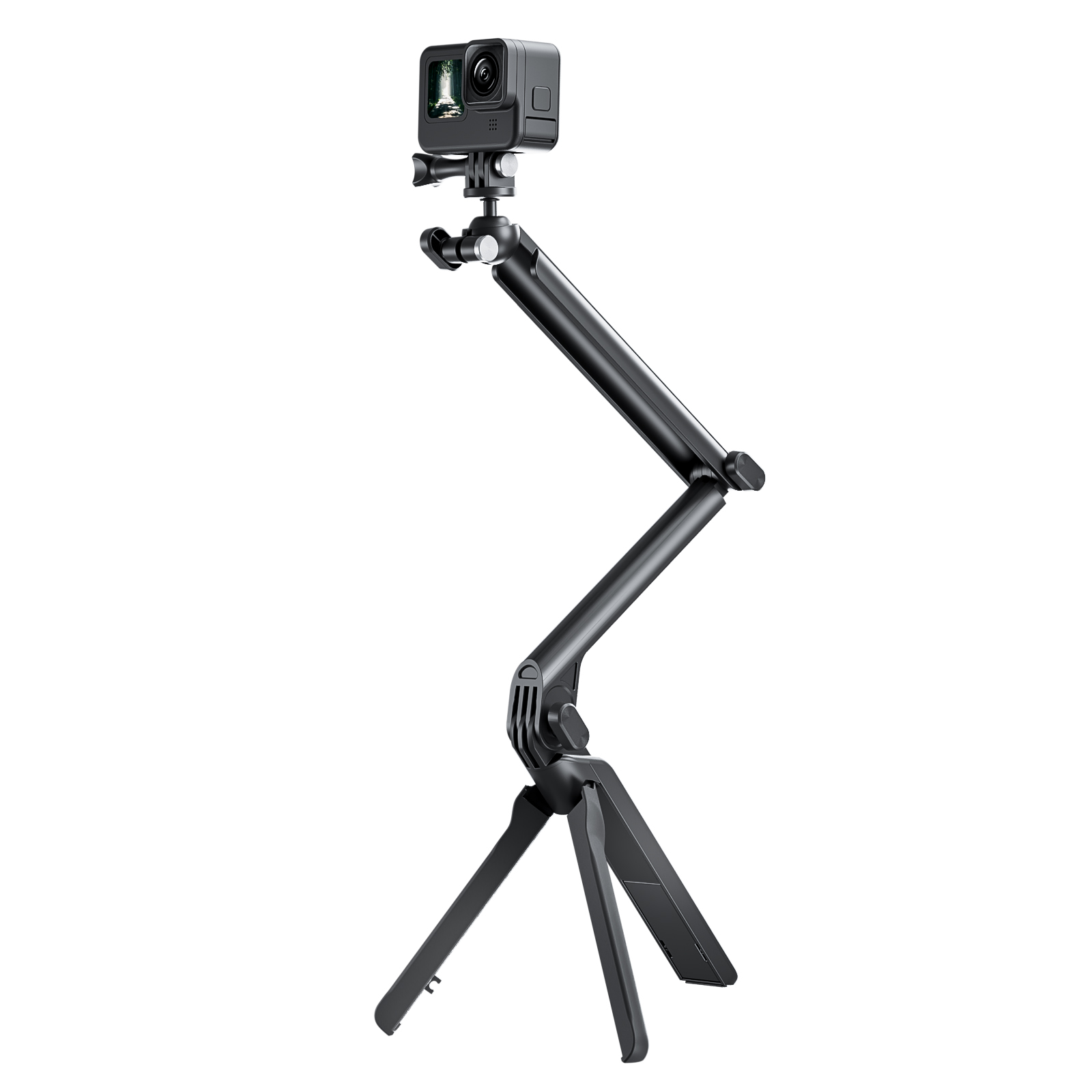 Telesin 3-Way Selfie Stick met ingebouwd statief