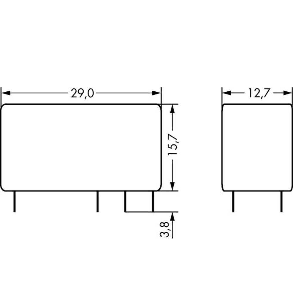 WAGO 788-176 Printrelais 115 V/AC 8 A 2x wisselcontact 20 stuk(s)