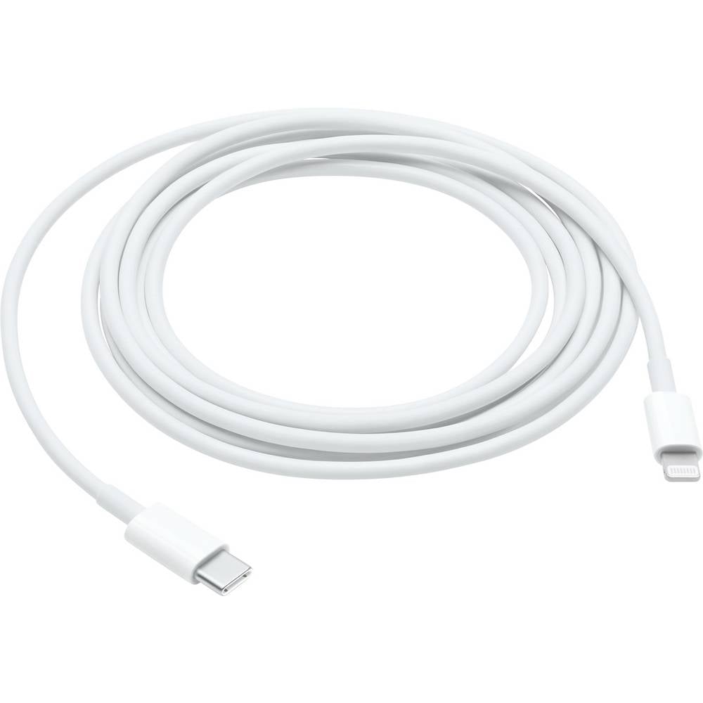 Apple USB-kabel USB 2.0 USB-C stekker,  Lightning stekker 2.00 m Wit MW2R3ZM/A