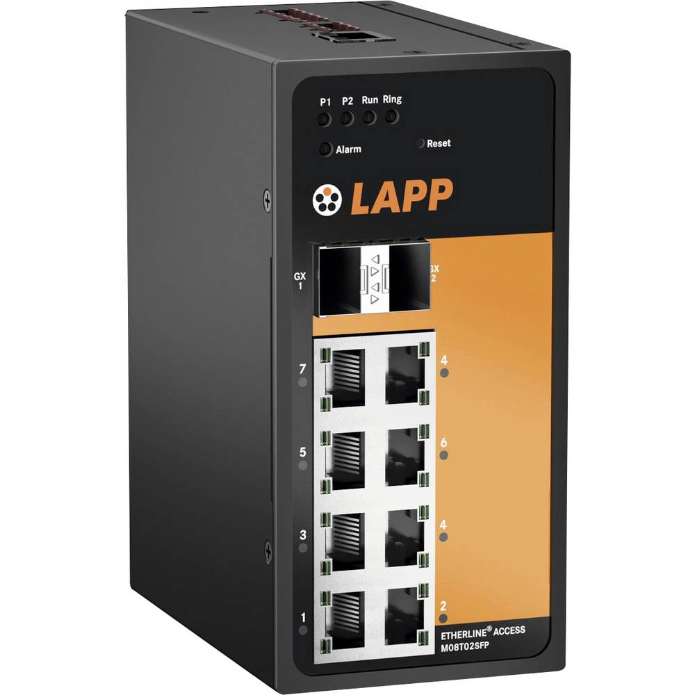 LAPP ETHERLINE ACCESS M08T02SFP Industrial Ethernet Switch